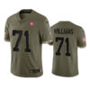 Trent Williams Olive Jersey 71